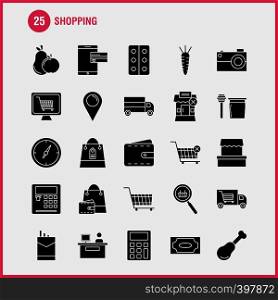 Shopping Solid Glyph Icon for Web, Print and Mobile UX/UI Kit. Such as: Building, Mall, Shopping, Shopping Mall, Shopping, Cart, Commerce, Pictogram Pack. - Vector