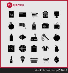 Shopping Solid Glyph Icon for Web, Print and Mobile UX/UI Kit. Such as: Cart, Trolley, Buy, Add, Cart, Trolley, Buy, Remove, Pictogram Pack. - Vector
