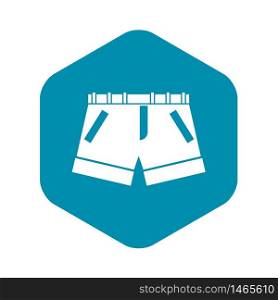 Shorts icon. Simple illustration of shorts vector icon for web. Shorts icon, simple style