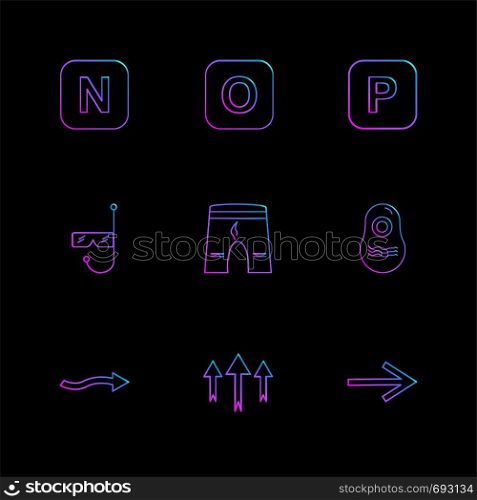 shorts , swimming pool , alphabets , sea , food , picnic , summer , target , waether , sea side , beach , letters , swimming , icon, vector, design, flat, collection, style, creative, icons