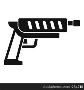 Shotgun blaster icon. Simple illustration of shotgun blaster vector icon for web design isolated on white background. Shotgun blaster icon, simple style