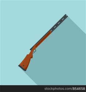 Shotgun icon. Flat illustration of shotgun vector icon for web design. Shotgun icon, flat style