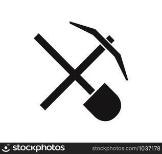 shovel and pickaxe icon