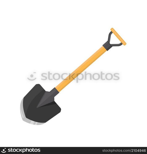 shovel cartoon element vector illustration design template