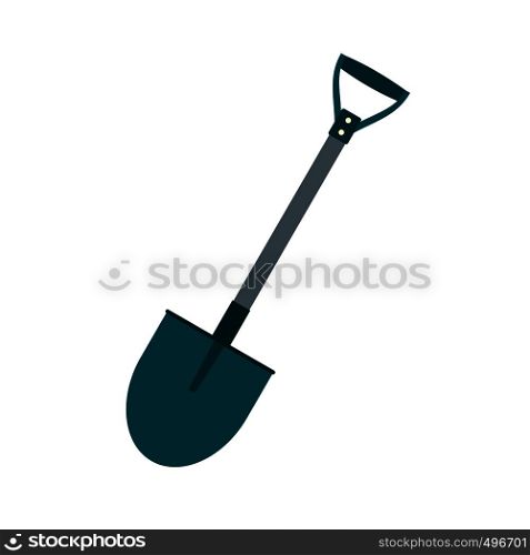 Shovel flat icon isolated on white background. Shovel flat icon