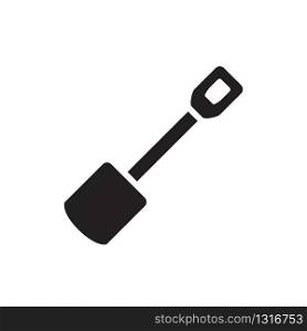 shovel - gardening icon vector design template