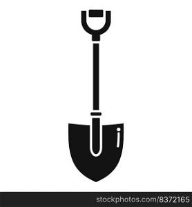 Shovel icon simple vector. Eco farm. Person garden. Shovel icon simple vector. Eco farm