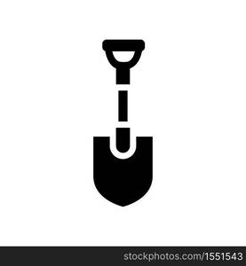 shovel icon vector design trendy