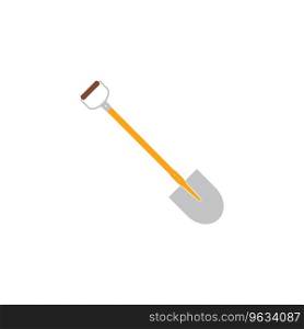Shovel Icon Vector. Flat color symbol. Shovel Icon Vector