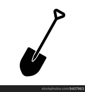 shovel icon vector template illustration logo design
