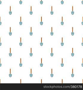Shovel pattern. Cartoon illustration of shovel vector pattern for web. Shovel pattern, cartoon style