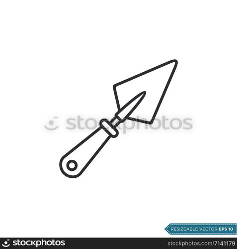 Shovel, Spade - Gardening Icon Vector Template Illustration Design