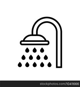 shower - bathroom icon vector design template