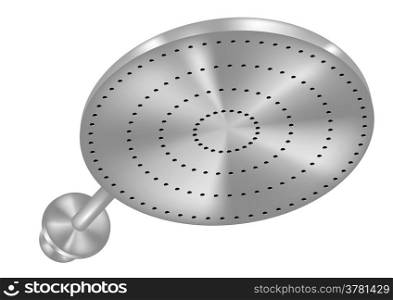 shower head isolated on a white backgound