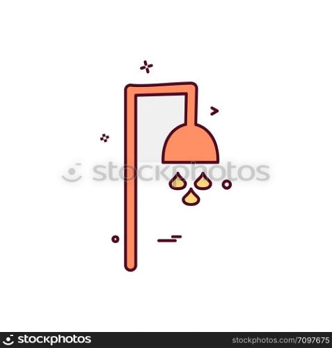 Shower icon design vector