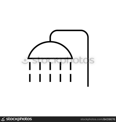 shower icon stock illustration design
