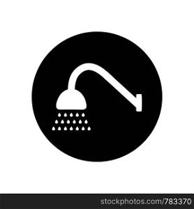 Shower icon Vector. Flat vector illustration