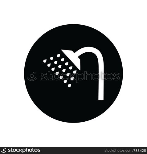 Shower icon Vector. Flat vector illustration