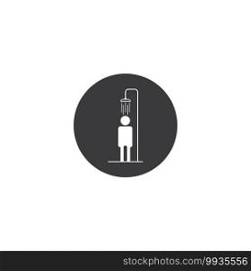 Shower man icon symbol vector illustration design