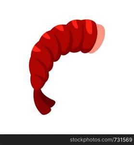 Shrimp icon. Flat illustration of shrimp vector icon for web. Shrimp icon, flat style