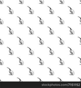 Shrimp pattern vector seamless repeating for any web design. Shrimp pattern vector seamless
