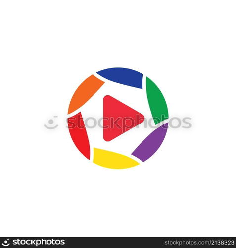 Shutter camera icon vector flat design