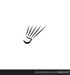 shuttlecock badminton logo vektor illustration design