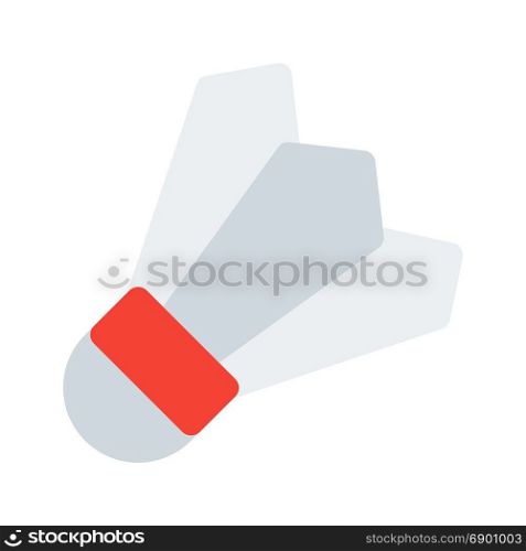 shuttlecock, icon on isolated background