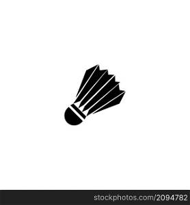 shuttlecock icon vector illustration logo design.