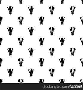 Shuttlecock pattern. Simple illustration of shuttlecock vector pattern for web. Shuttlecock pattern, simple style