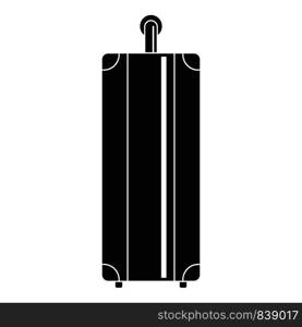 Side travel bag icon. Simple illustration of side travel bag vector icon for web design isolated on white background. Side travel bag icon, simple style