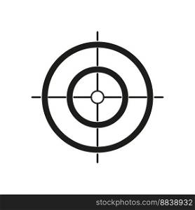 Sight aim icon. Target focus simbol. Vector illustration. EPS 10.. Sight aim icon. Target focus simbol. Vector illustration.