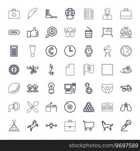 Sign icons Royalty Free Vector Image