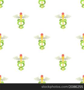Sign medicine pattern seamless background texture repeat wallpaper geometric vector. Sign medicine pattern seamless vector