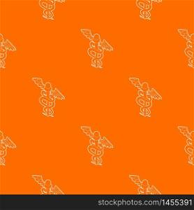 Sign medicine pattern vector orange for any web design best. Sign medicine pattern vector orange