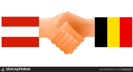 sign of friendship the Austria and Belgium