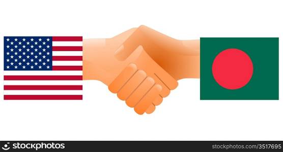 sign of friendship the United States and Bangladesh