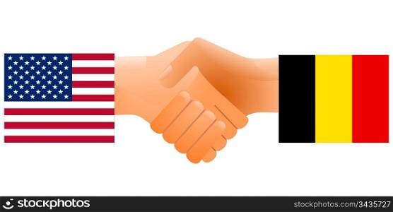 sign of friendship the United States and Belgium