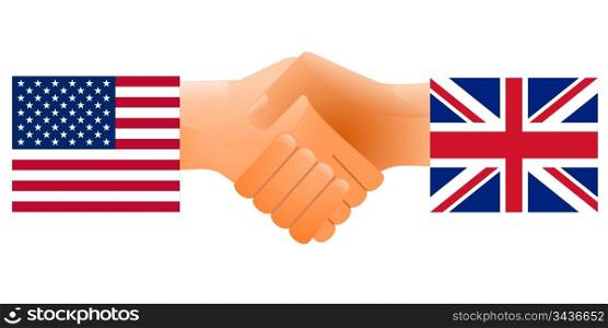 Sign of friendship the United States and United Kingdom