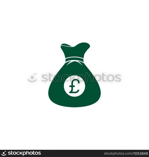 Sign of pound sterling vector icon illustration design