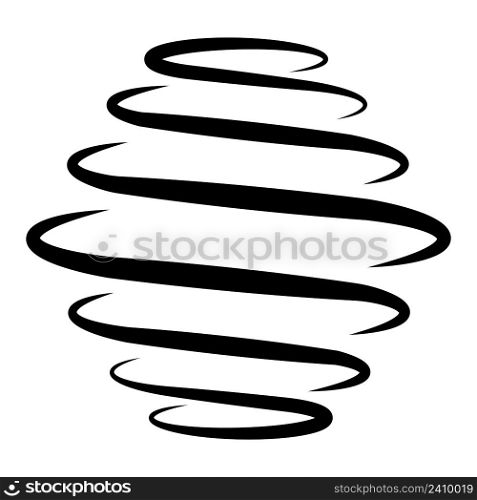 sign swirl tornado, vector hurricane swirl, whirlpool abstract spring
