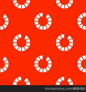 Sign waiting download on internet pattern repeat seamless in orange color for any design. Vector geometric illustration. Sign waiting download on internet pattern seamless