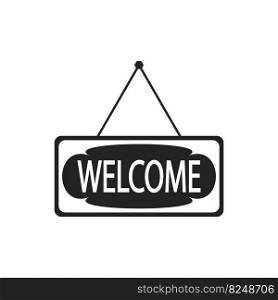 sign welcome. Vector illustration. stock image. EPS 10.. sign welcome. Vector illustration. stock image. 