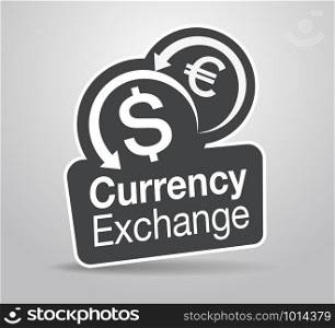 Signage Design for Modern Currency Exchange Technology.