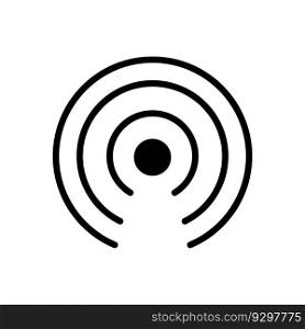 Signal icon vector template illustration logo design