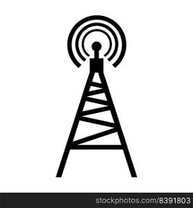 signal towers icon logo vector design template