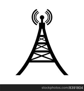 signal towers icon logo vector design template