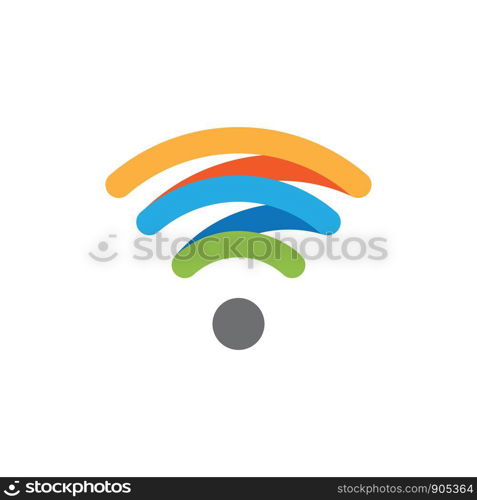 signal wi-fi illustration design template