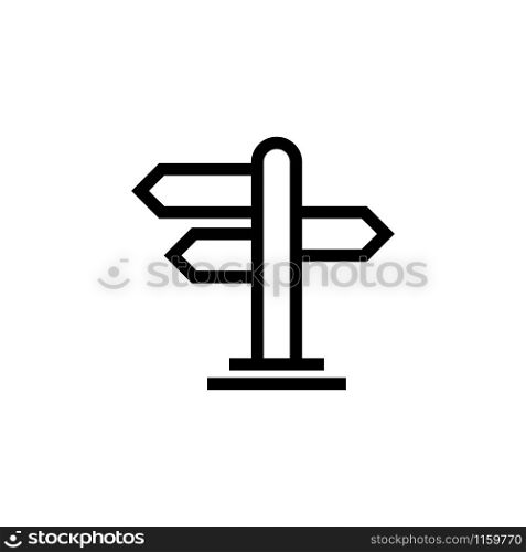 Signpost graphic design template vector isolated illustration. Signpost graphic design template vector isolated