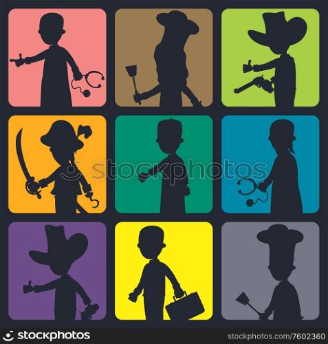 silhouette character icon vector graphic art design illustration